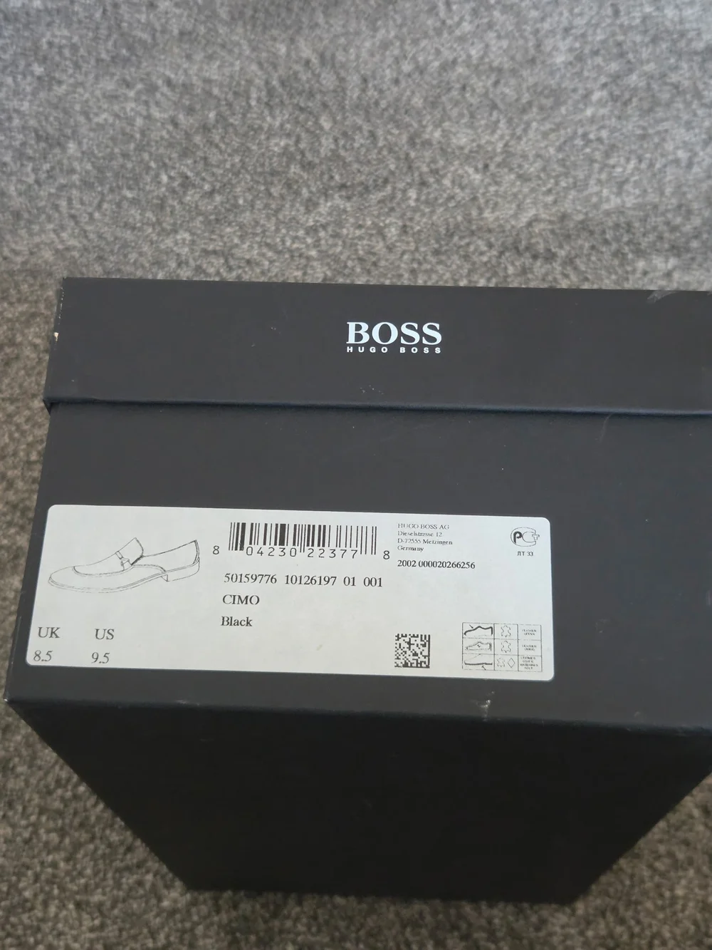 Hugo Boss Black Mens Loafers Size  9.5 US